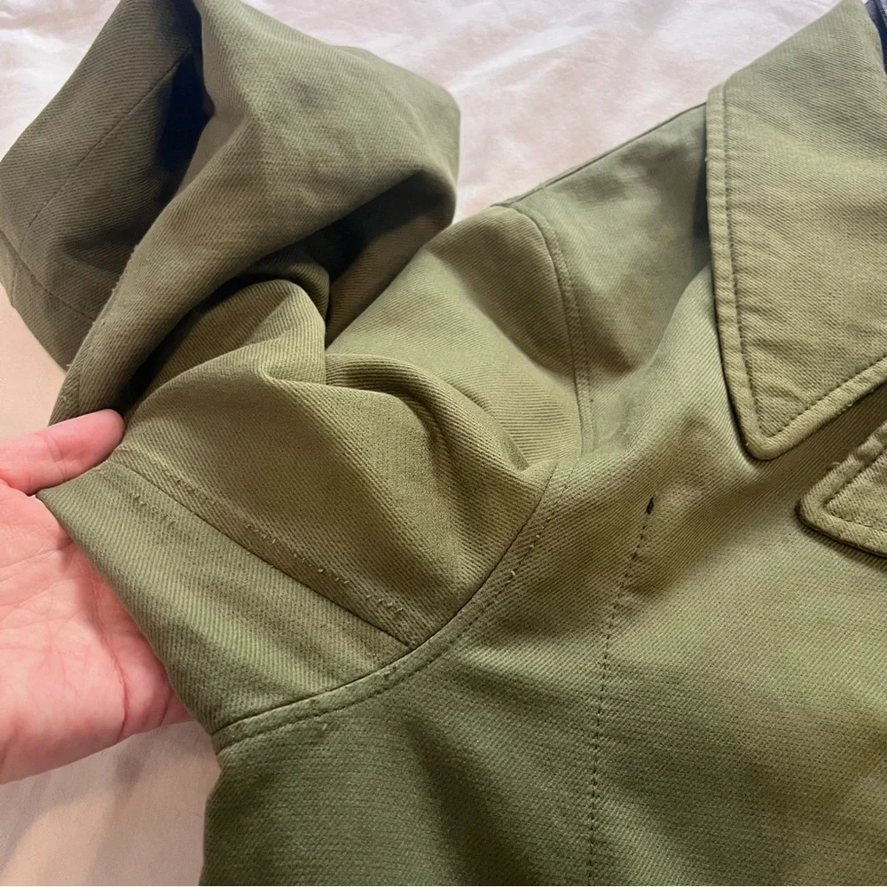 Golden Goose Deluxe Brand Men’s Olive Utility Chore Jacket Made in Italy Medium